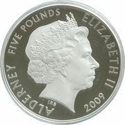5 Pounds - Elizabeth II Rolls Royce Silver Ghost obverse image