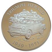 5 Pounds - Elizabeth II Triumph Herald, United Kingdom, 2009 reverse image