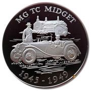 5 Pounds - Elizabeth II MG TC Midget, United Kingdom, 2009 reverse image