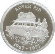 5 Pounds - Elizabeth II Rover P5B, United Kingdom, 2009 reverse image