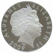 5 Pounds - Elizabeth II Alfred the Great; 4th Portrait; Silver Proof obverse image