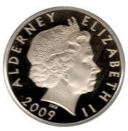 5 Pounds - Elizabeth II 4th Portrait; Samuel Hood; Silver Proof obverse image