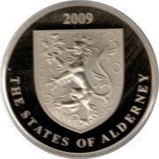 5 Pounds - Elizabeth II John Woodward; 2009 Silver Proof obverse image
