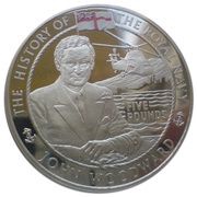 5 Pounds - Elizabeth II John Woodward; 2009 Proof, United Kingdom, 2009 reverse image