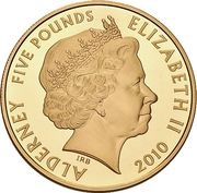 5 Pounds - Elizabeth II Engagement of Prince William and Catherine Middleton; Gold Proof obverse image