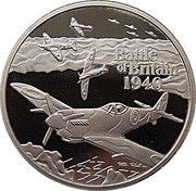 5 Pounds - Elizabeth II Battle of Britain, 1940, United Kingdom, 2010 reverse image
