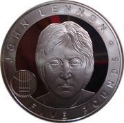 5 Pounds - Elizabeth II John Lennon, United Kingdom, 2010 reverse image