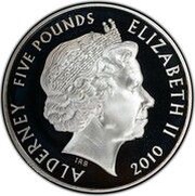 5 Pounds - Elizabeth II John Lennon; Silver Proof Issue obverse image