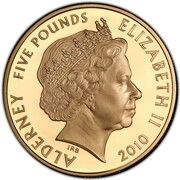 5 Pounds - Elizabeth II John Lennon; Gold Proof obverse image
