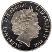 5 Pounds - Elizabeth II Diamond Jubilee - Head of Armed Forces obverse image