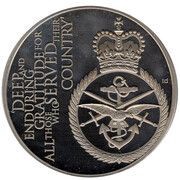 5 Pounds - Elizabeth II Diamond Jubilee - Head of Armed Forces, United Kingdom, 2012 reverse image