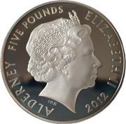 5 Pounds - Elizabeth II Diamond Jubilee - Head of Armed Forces; Silver Proof obverse image