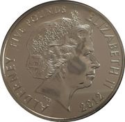 5 Pounds - Elizabeth II Poppy, We Will Remember Them obverse image