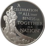 5 Pounds - Elizabeth II Diamond Jubilee - Golden Jubilee, United Kingdom, 2013 reverse image