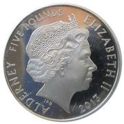 5 Pounds - Elizabeth II Diamond Jubilee - The Faihtful Companion obverse image