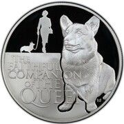 5 Pounds - Elizabeth II Diamond Jubilee - The Faihtful Companion; Silver Proof, United Kingdom, 2013 reverse image