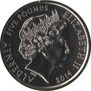 5 Pounds - Elizabeth II D-Day obverse image