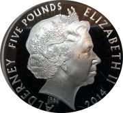 5 Pounds - Elizabeth II D-Day; Silver Proof obverse image