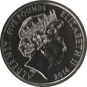 5 Pounds - Elizabeth II Remembrance Day obverse image