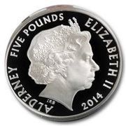 5 Pounds - Elizabeth II Remembrance Day; Silver Proof obverse image
