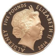 5 Pounds - Elizabeth II Destiny to Dynasty; Gold Proof obverse image