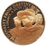 5 Pounds - Elizabeth II Dynasty from Destiny; Gold Proof, United Kingdom, 2014 reverse image