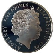 5 Pounds - Elizabeth II Dynasty from Destiny; Silver Proof obverse image