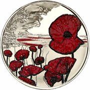 5 Pounds - Elizabeth II Remembrance Day, United Kingdom, 2015 reverse image
