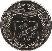 5 Pounds - Elizabeth II Salvation Army, United Kingdom, 2015 reverse image