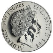 5 Pounds - Elizabeth II "The Artist" obverse image