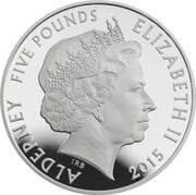5 Pounds - Elizabeth II The Artist; Silver Proof obverse image