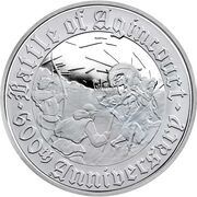 5 Pounds - Elizabeth II Battle of Agincourt, United Kingdom, 2015 reverse image