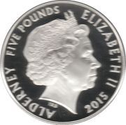 5 Pounds - Elizabeth II Remembrance Day; Silver Piedfort obverse image