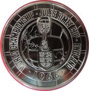 5 Pounds - Elizabeth II 1966 FIFA World Cup, United Kingdom, 2016 reverse image