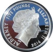 5 Pounds - Elizabeth II 2016 Remembrance Day, Silver Piedfort obverse image