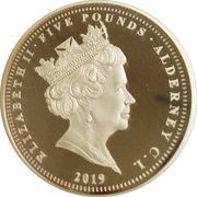 5 Pounds - Elizabeth II 75th Anniversary of the D-Day obverse image