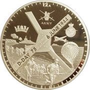 5 Pounds - Elizabeth II 75th Anniversary of the D-Day, United Kingdom, 2019 reverse image
