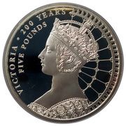 5 Pounds - Elizabeth II Queen Victoria - Gothic Head, United Kingdom, 2019 reverse image
