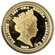 5 Pounds - Elizabeth II The 200th Anniversary of Queen Victoria; Gold Proof obverse image