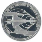 5 Pounds - Elizabeth II The 50th Anniversary of Concorde, United Kingdom, 2019 reverse image