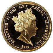 5 Pounds - Elizabeth II 2019 Remembrance Day; Gold Plated obverse image