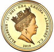 5 Pounds - Elizabeth II 2019 Remembrance Day; Gold obverse image
