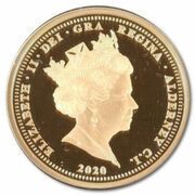 5 Pounds - Elizabeth II 2020 Remembrance Day; Gold Proof obverse image
