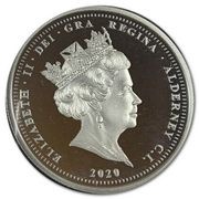 5 Pounds - Elizabeth II Dunkirk Evacuation; Silver Proof obverse image