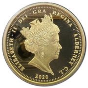 5 Pounds - Elizabeth II 2020 Remembrance Day; Gold clad obverse image