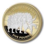 5 Pounds - Elizabeth II VE Day reverse image