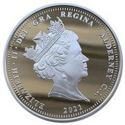 5 Pounds - Elizabeth II 95th Birthday; Silver Proof obverse image
