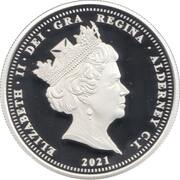 5 Pounds - Elizabeth II 95th Birthday; Silver Triple Thickness obverse image