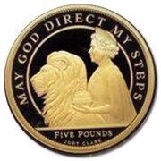 5 Pounds - Elizabeth II 95th Birthday, United Kingdom, 2021 reverse image