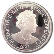 5 Pounds - Elizabeth II Platinum Jubilee; Silver Proof obverse image
